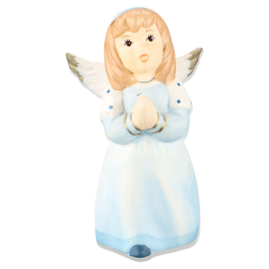 Engel betend, blaues Kleid klein H 5,8 cm