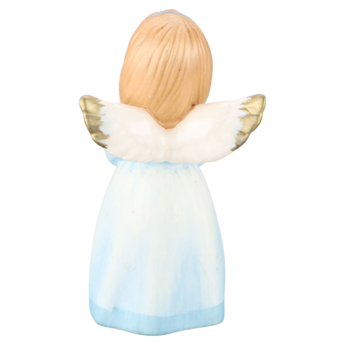 Engel betend, blaues Kleid klein H 5,8 cm