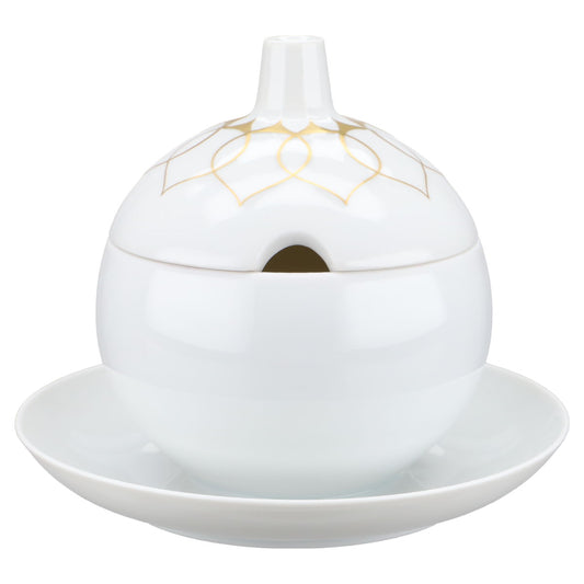 Sauciere mit Deckel