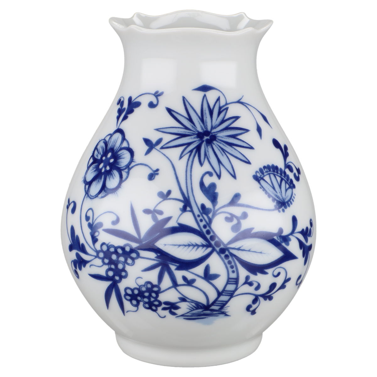 Vase ohne blauen Rand