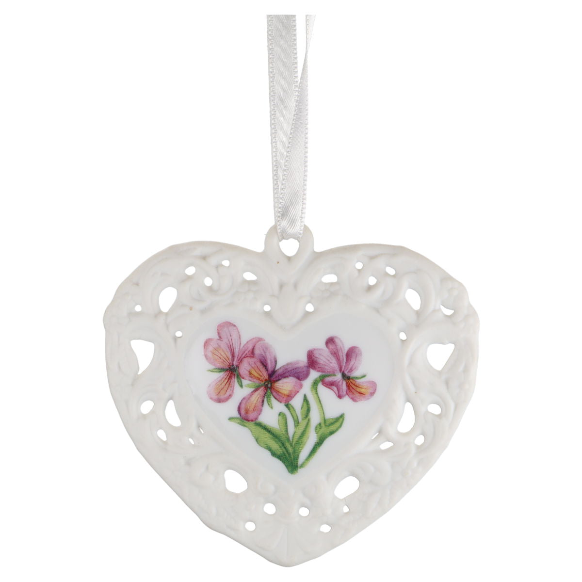 Anhänger Durchbruch-Herz Hornveilchen