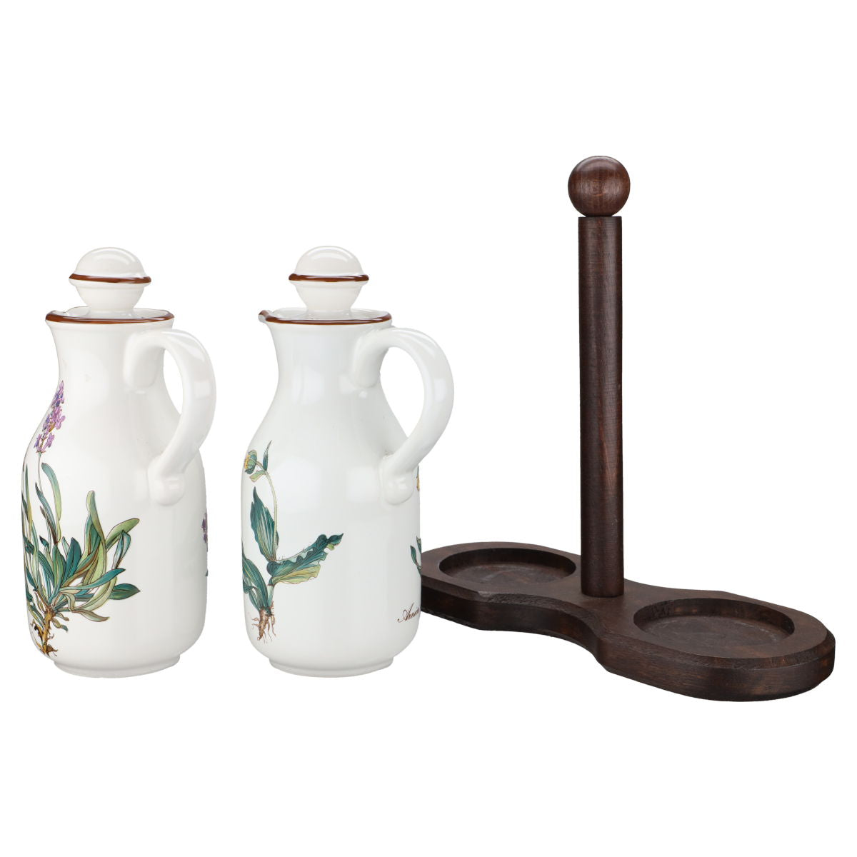 Menage mit Essig- und Ölkännchen