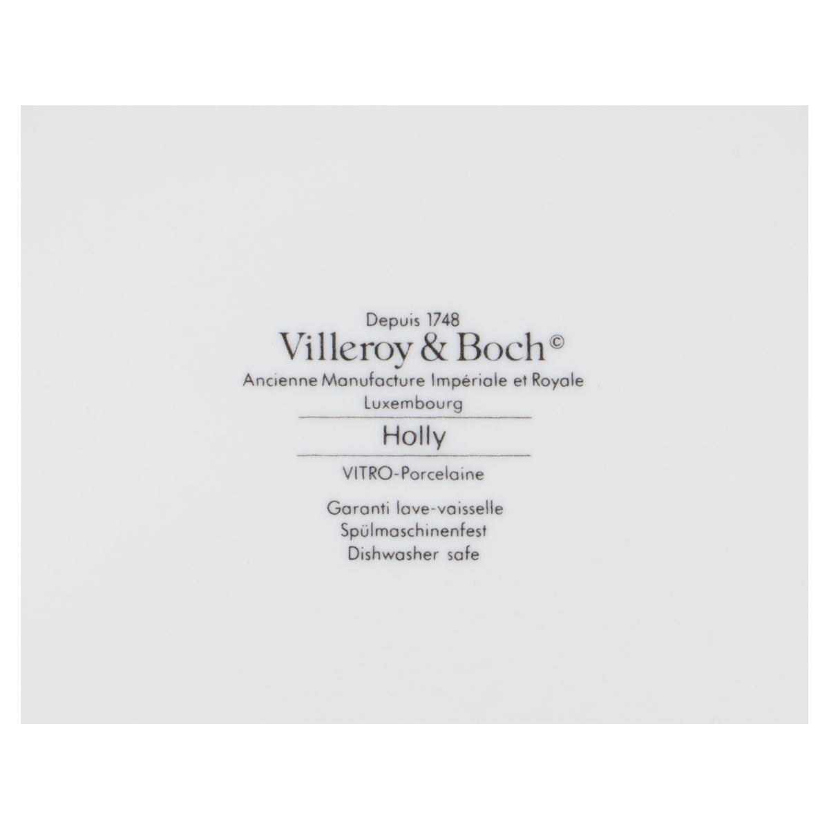 Sauciere mit Teller einteilig