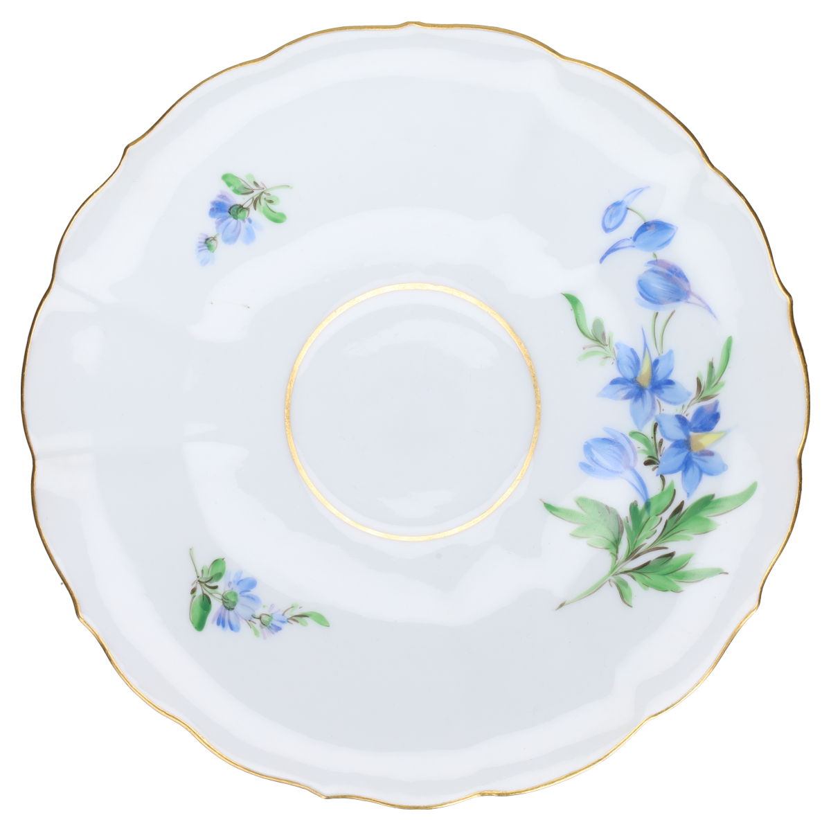 Teetasse mit Untere Sommerblume Blau