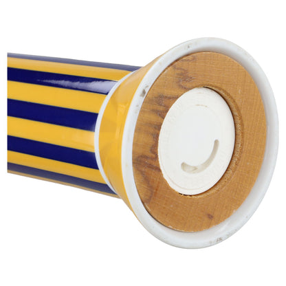 Pfeffermühle groß  Ocker mit Blau