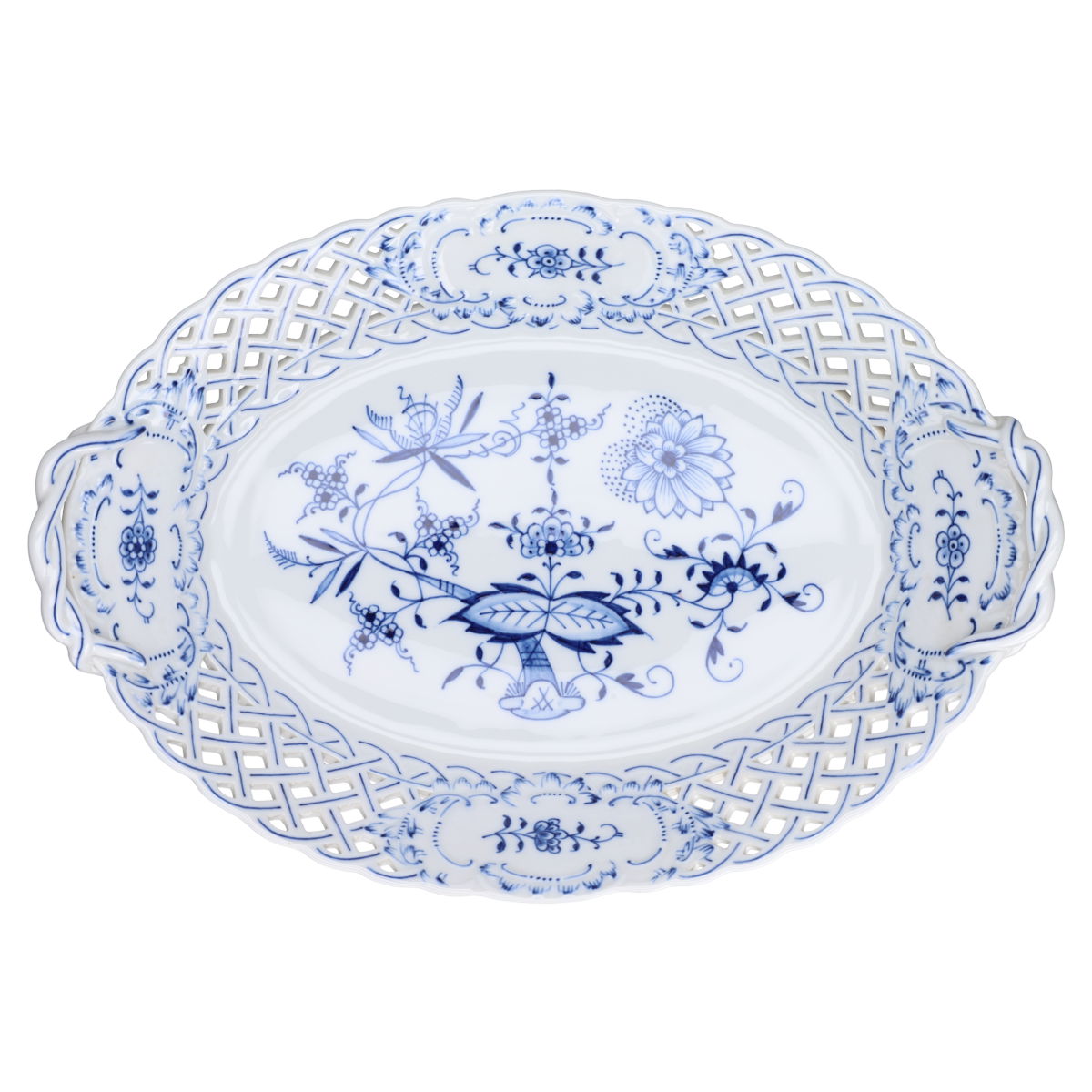 Schale Durchbruchschale mit 2 Henkeln III.Wahl