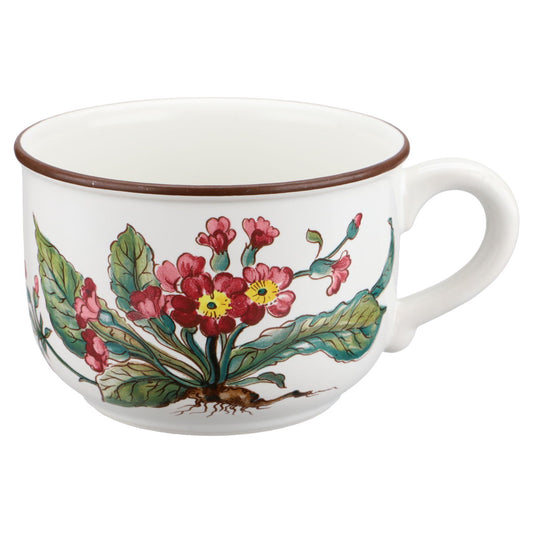 Milchkaffeetasse klein Primula farinosa rot