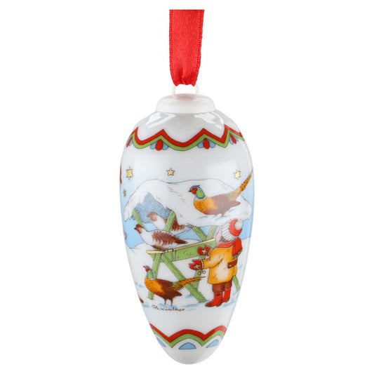 Weihnachtszapfen 2001 - Vogelfütterung