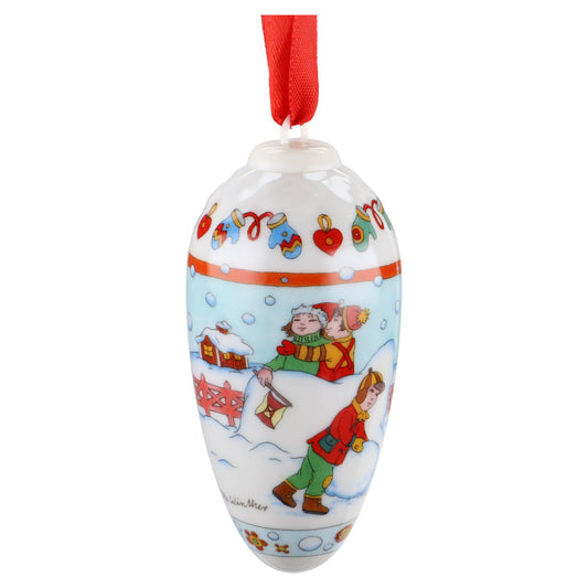 Weihnachtszapfen 2012 - Schneeballschlacht