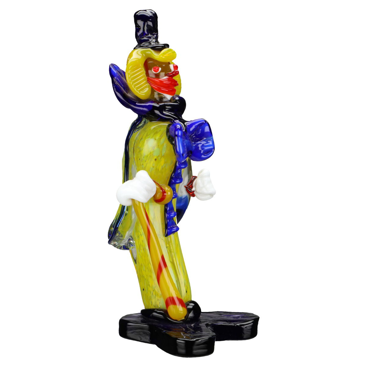 Figur Clown mit Stock Höhe 28 cm