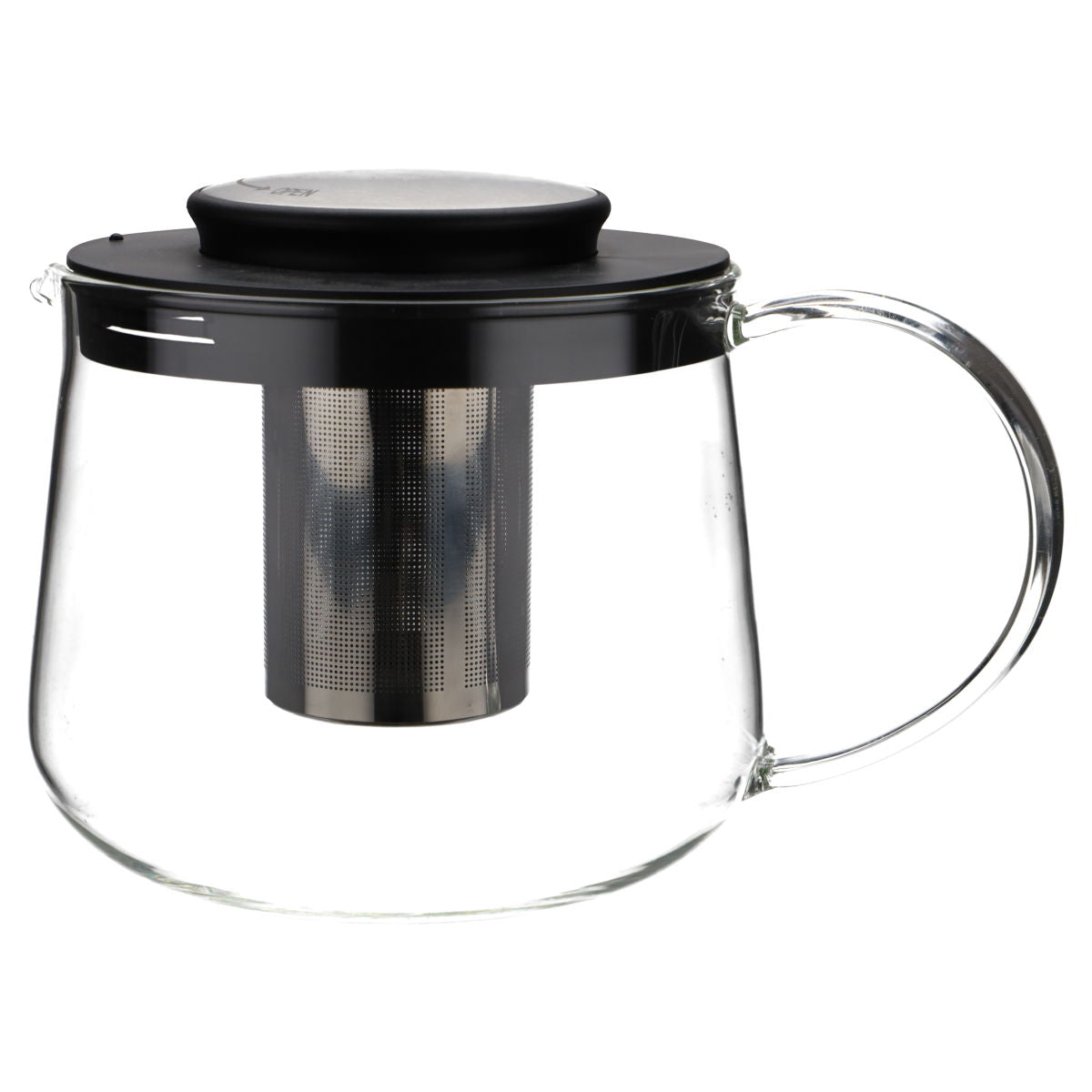 Teekanne mit Teesieb und Deckel