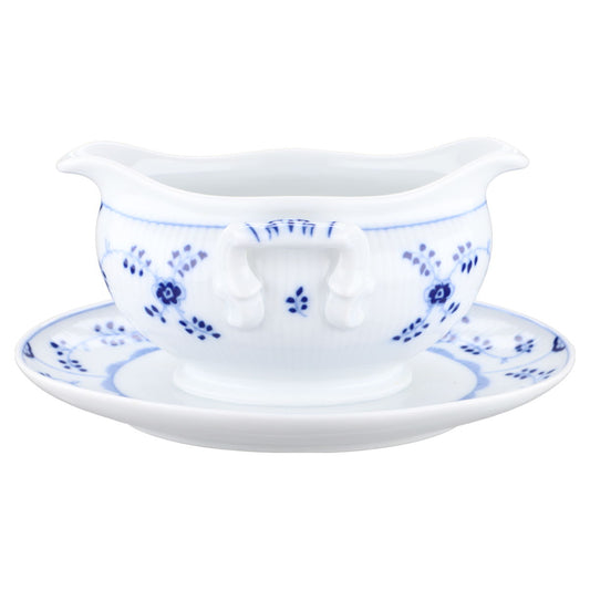 Sauciere mit Teller einteilig