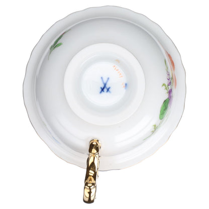 Teetasse mit Untere Blüte Orange