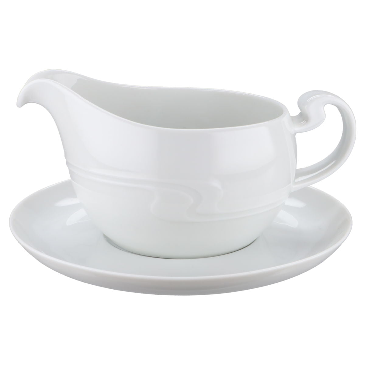 Sauciere mit Teller 2-teilig