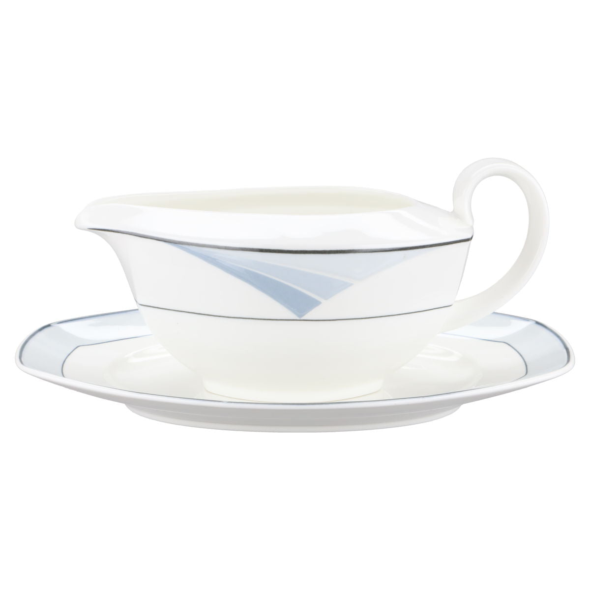 Sauciere mit Teller 2-tlg