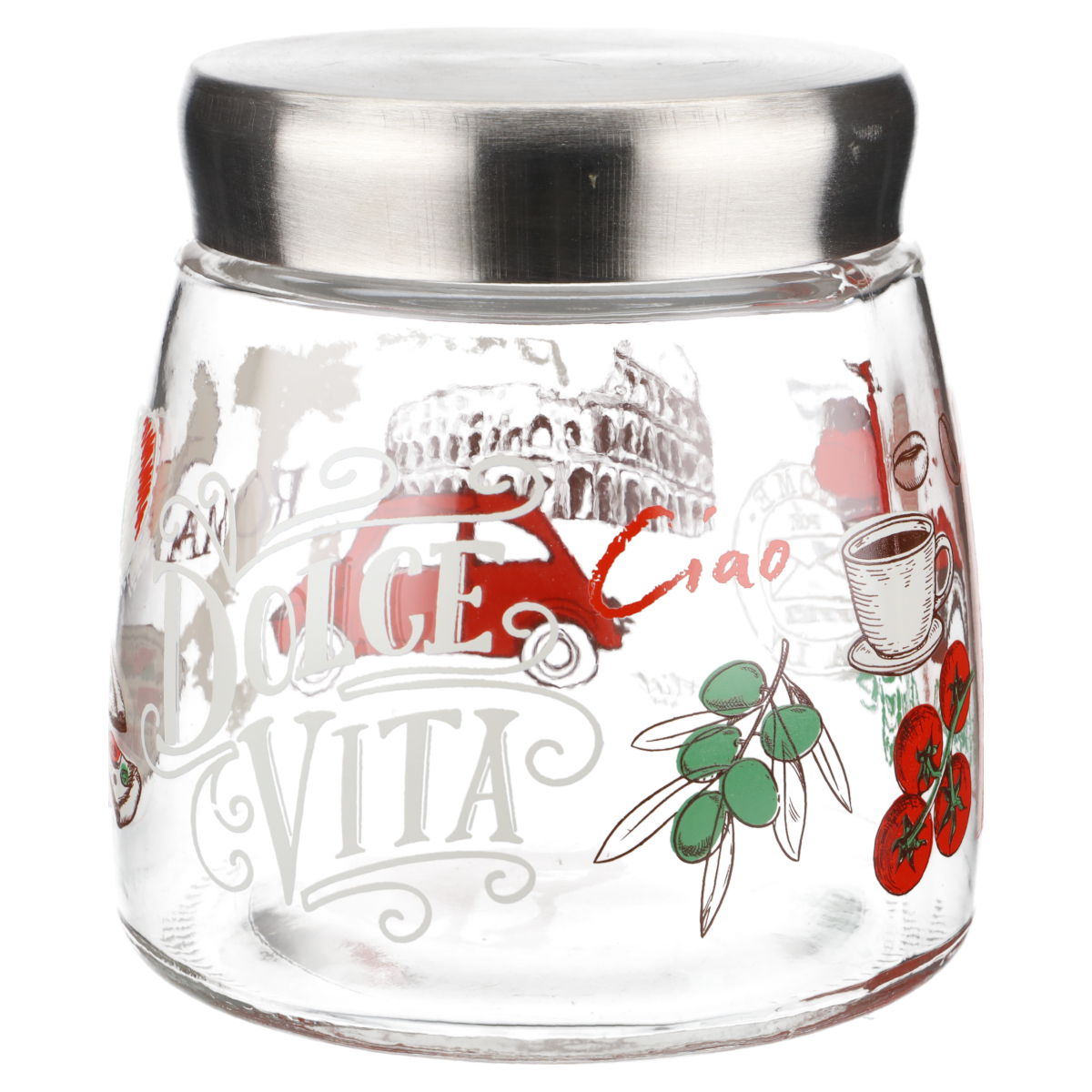 Glasbehälter mit Deckel Dolce Vita