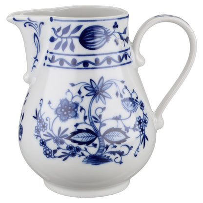 Milchkännchen groß glatter Rand m. Dekor am Ausgießer