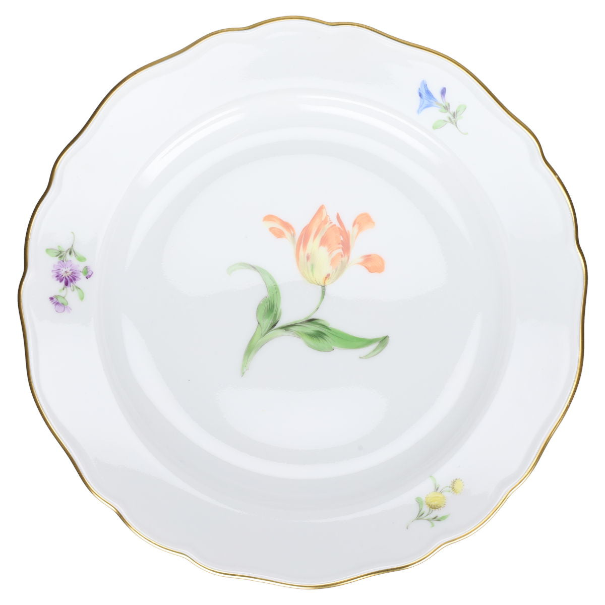Kuchenteller Tulpe orange mitte