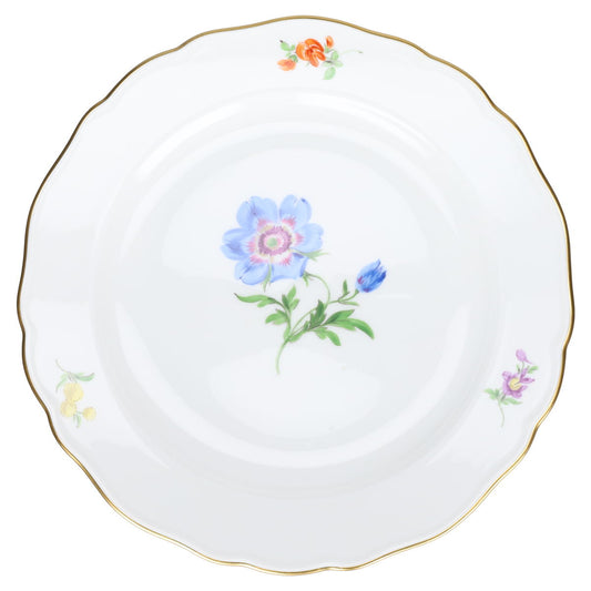 Kuchenteller Blaue Blume aufgeblüht mitte