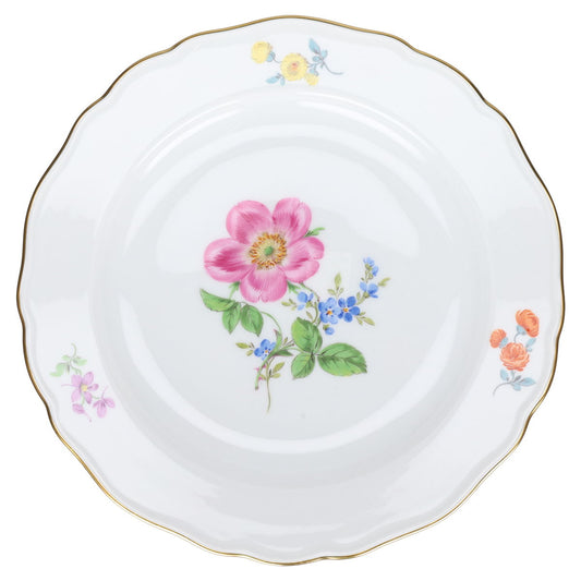 Kuchenteller Wildrose rosa Mitte