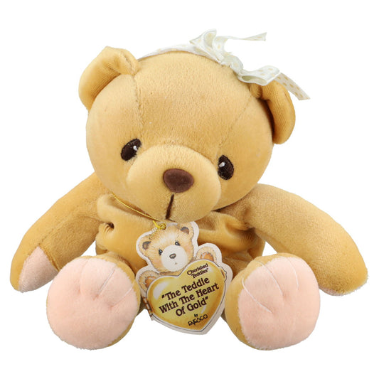 Teddy Plüschbär weiße Haarschleife 516562