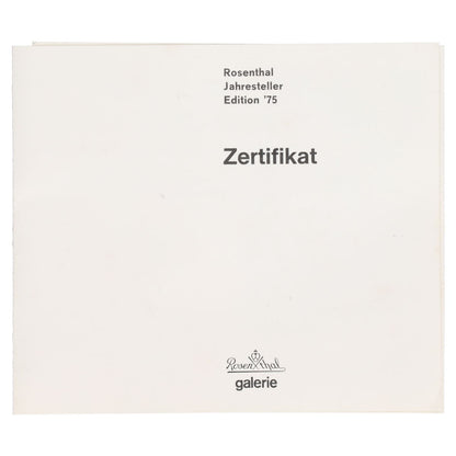 Jahresteller Edition 1975 Narendra Auflage 1179 mit Zertifikat in OVP