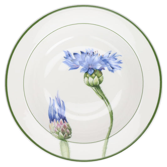 Salatteller mit Fahne Kornblume