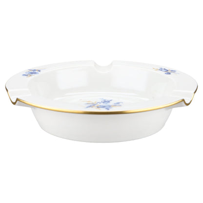 Aschenbecher mit feinen Goldzweigen