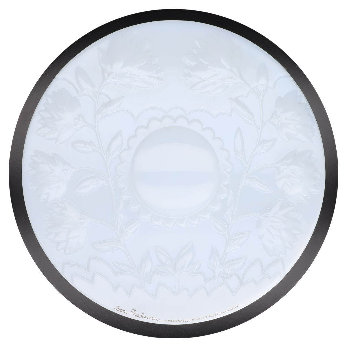 Jahresteller in Glas Ivan Rabuzin 1978 Auflage 2023 in OVP