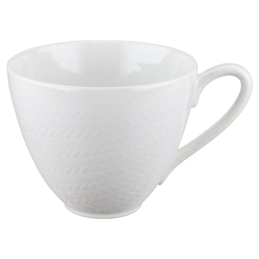 Kaffeetasse weiß vit