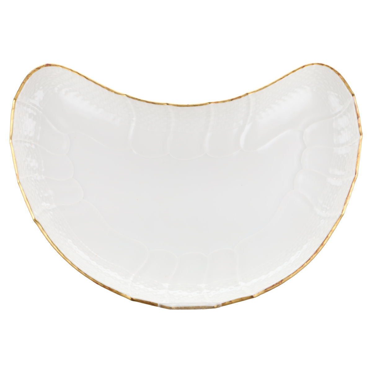 Halbmond Grätenschale Beilagenschale