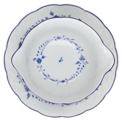 Sauciere mit Teller einteilig