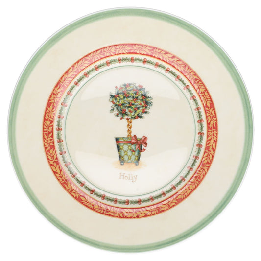 Kuchenteller groß/Frühstücksteller Topiary Holly