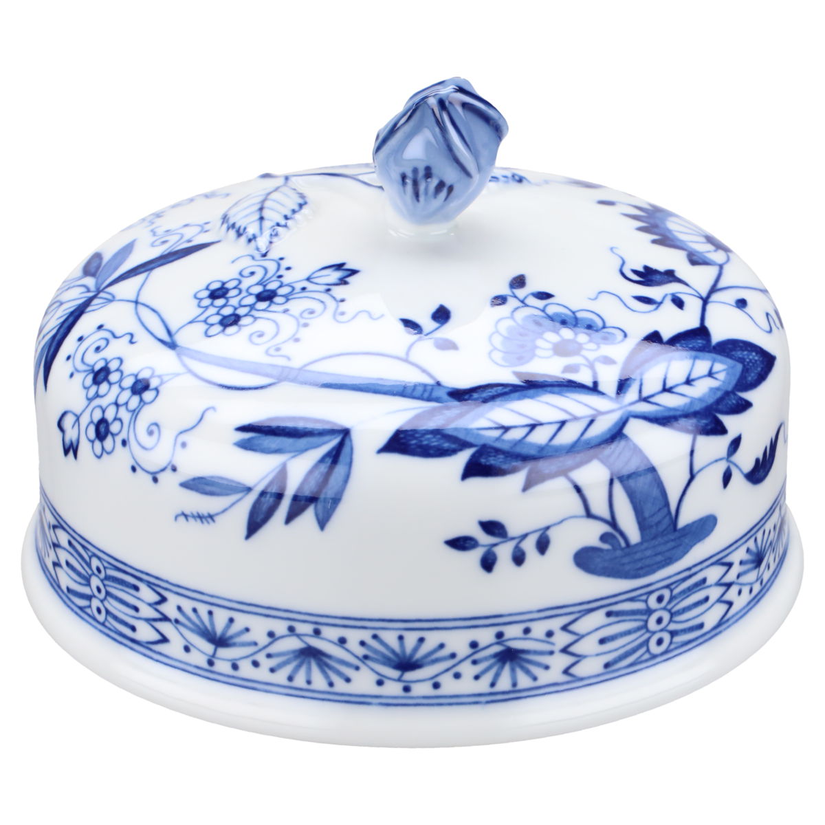 Butterdose rund mit Knospe