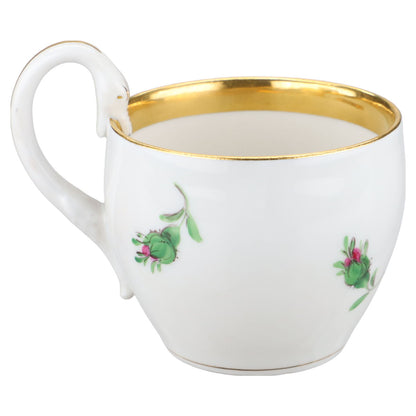 Kaffeetasse mit Untere Goldrand 7 mm Knaufzeit