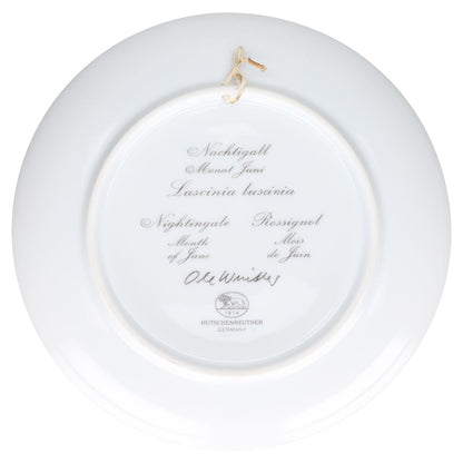Wandteller 06 Juni Nachtigall II. Wahl