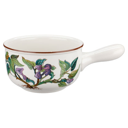 Sauciere mit Stiel Aristolochia serpentaria zweiteilig