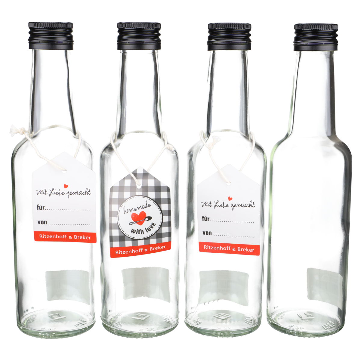 4 x Flasche Emma mit Drehverschluss 0,25 l