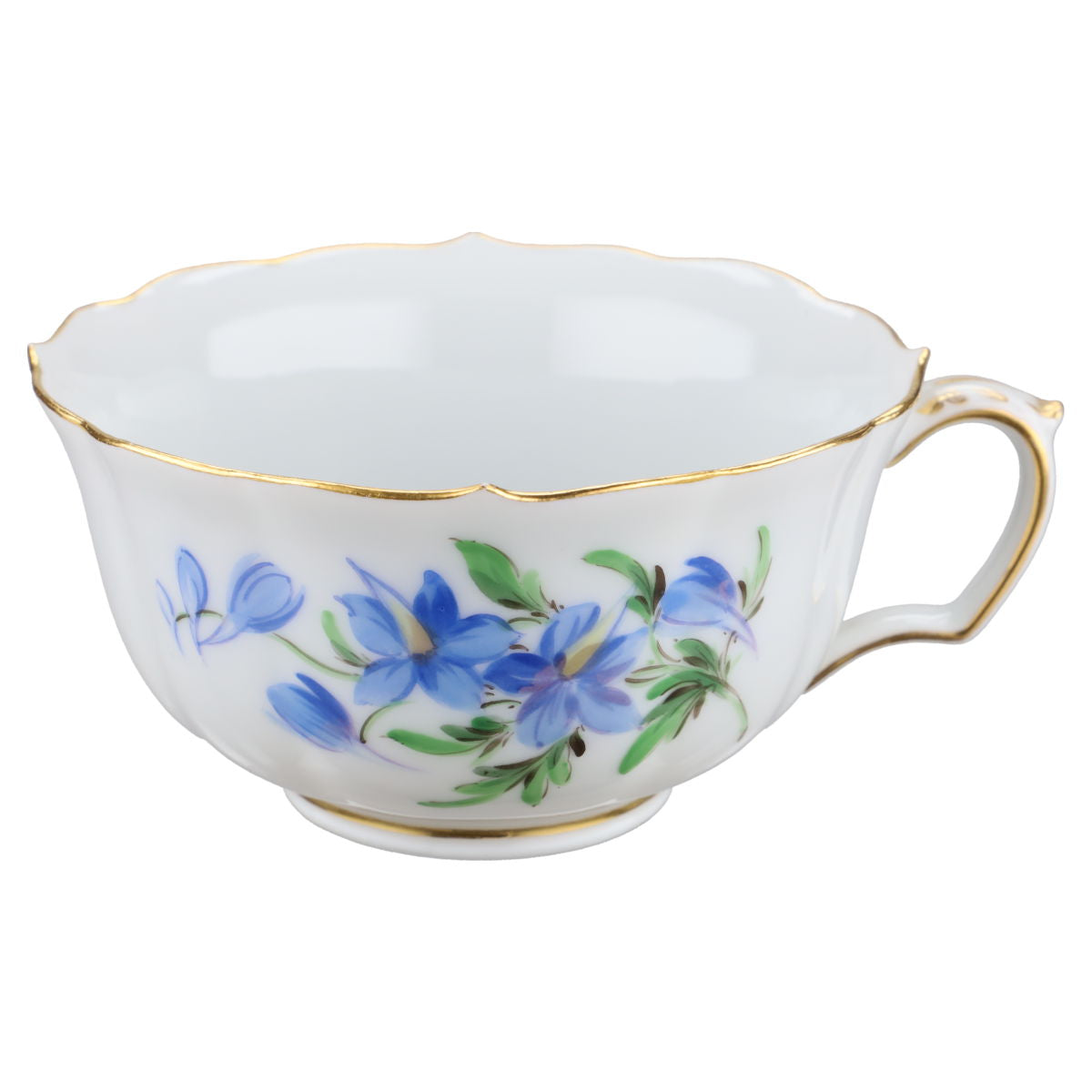 Teetasse mit Untere Sommerblume Blau