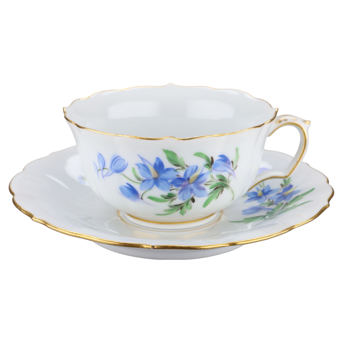 Teetasse mit Untere Sommerblume Blau