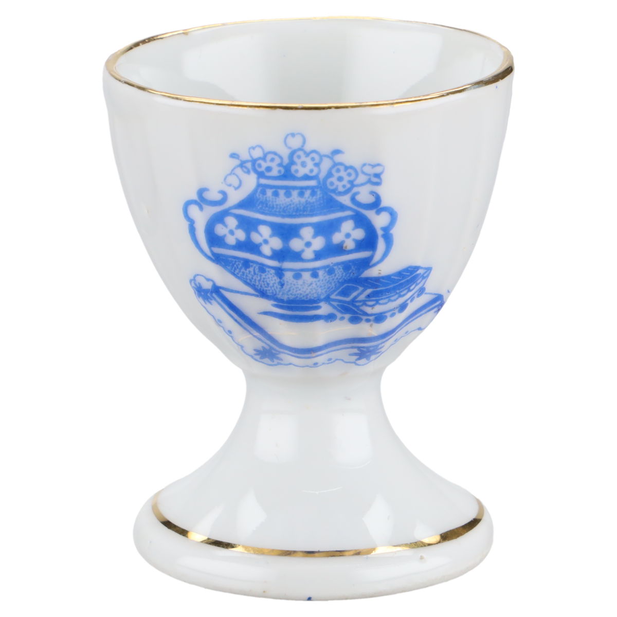 Eierbecher auf Fuß - Volldekor ohne Bordüre