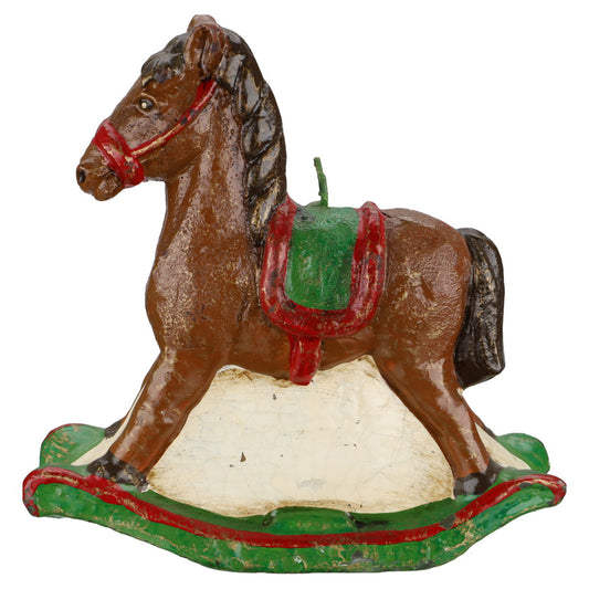 Figur Schaukelpferd mit Kerzenfunktion