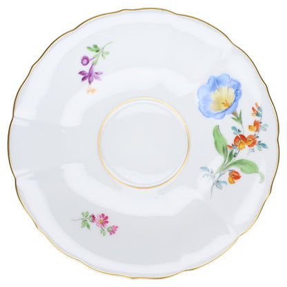 Teetasse mit Untertasse Bandwinde blau