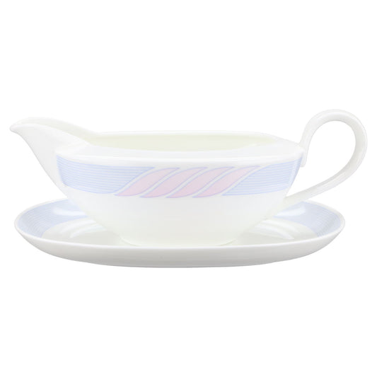 Sauciere mit Teller 2-tlg