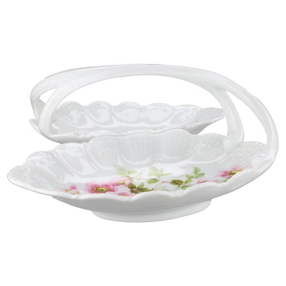 Gebäckschale mit Henkel 27,5 cm x 24 cm H 10,5 cm