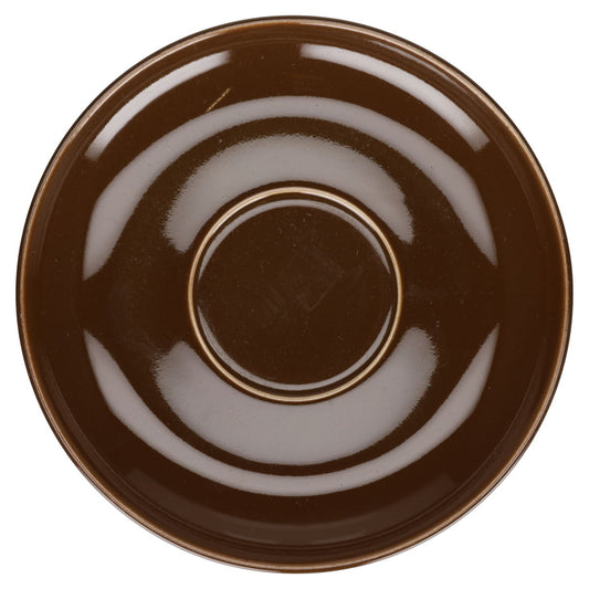 Untertasse für Suppe braun