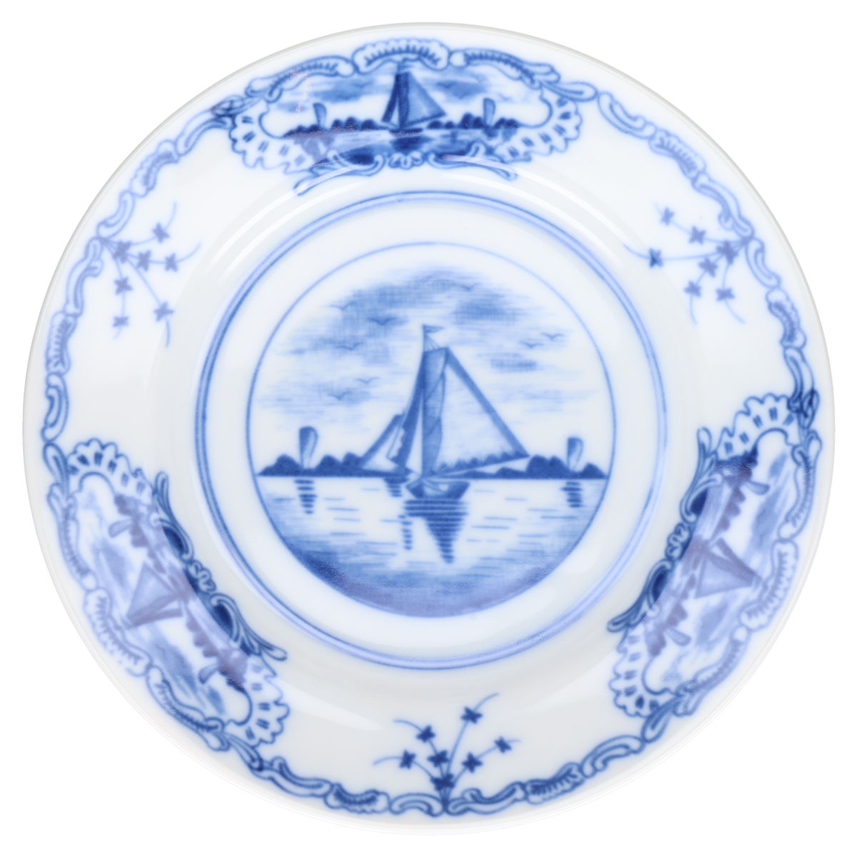 Kuchenteller Segelschiff