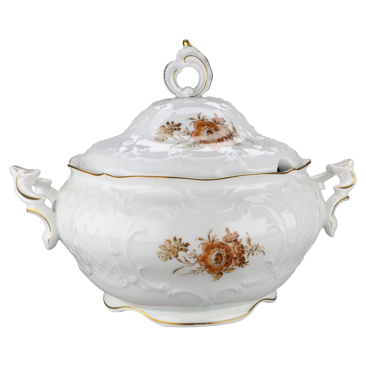 Ragout / Terrine mit Öffnung im Deckel