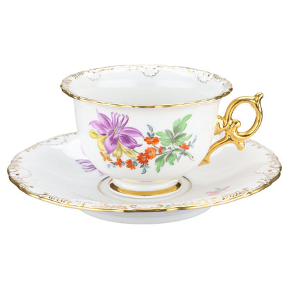 Teetasse mit Untere Blüte Lila III