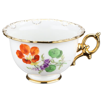 Teetasse mit Untere Blüte Orange